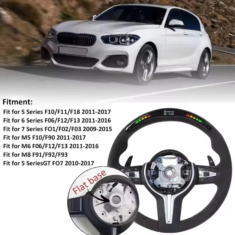 Car Steering Wheel Leather For - Tech Car Accessories recension och pris