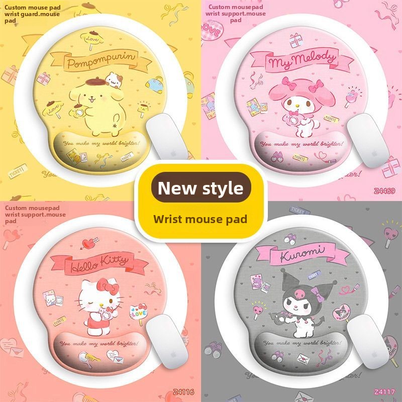 Cute Character Wrist Mouse Pad - Kawaii Tech Accessories recension och pris